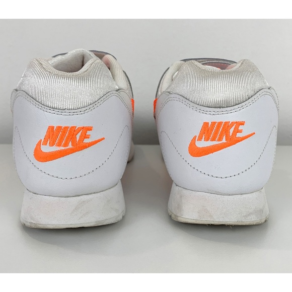 Nike white and neon orange sneakers women's size 10 - Picture 9 of 11